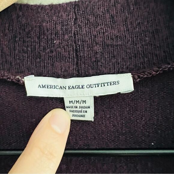 American eagle Women's Chocolate Brown Cardigan Sweater Size Medium - Picture 7 of 7